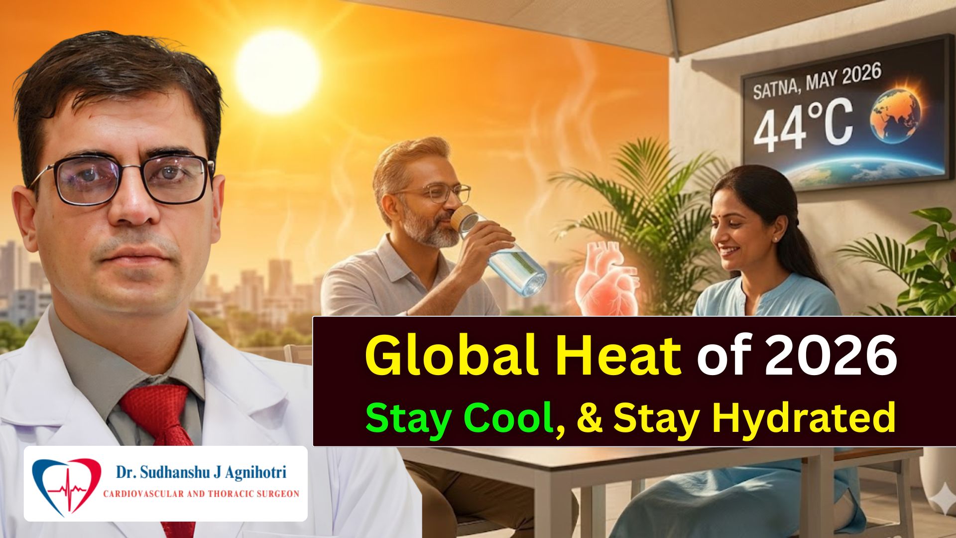 Global Heat of 2026 How to Stay Cool, Hydrated & Heart-Healthy in Extreme Heat