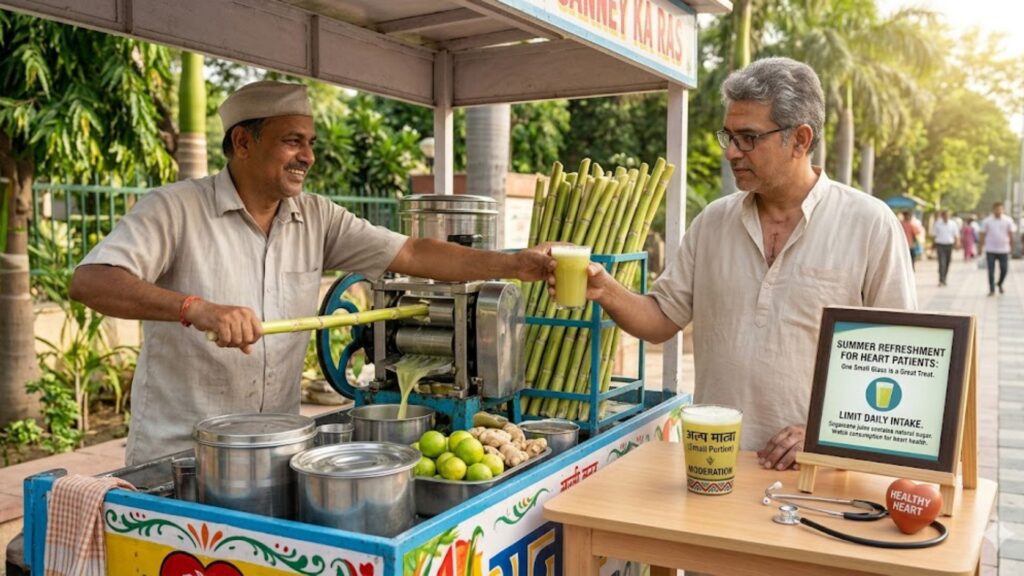 Is Sugarcane Juice - Summer Diet for Heart Patients