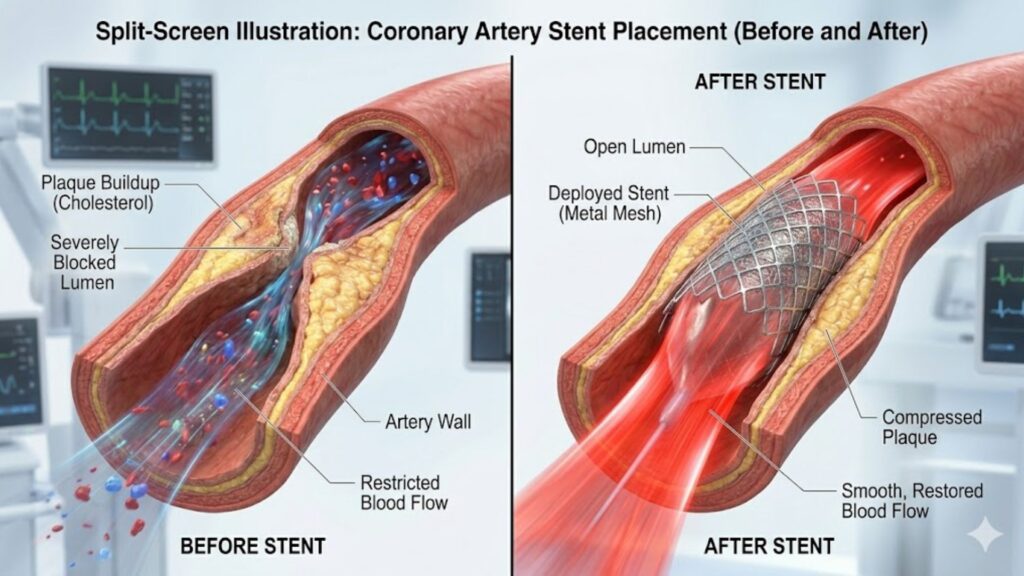 What is Heart Stent Placement - Cardiac Surgeon Indore