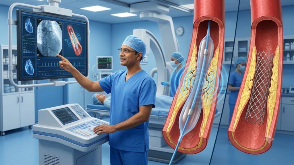Intravascular Lithotripsy (IVL) in india - cardiologist indore