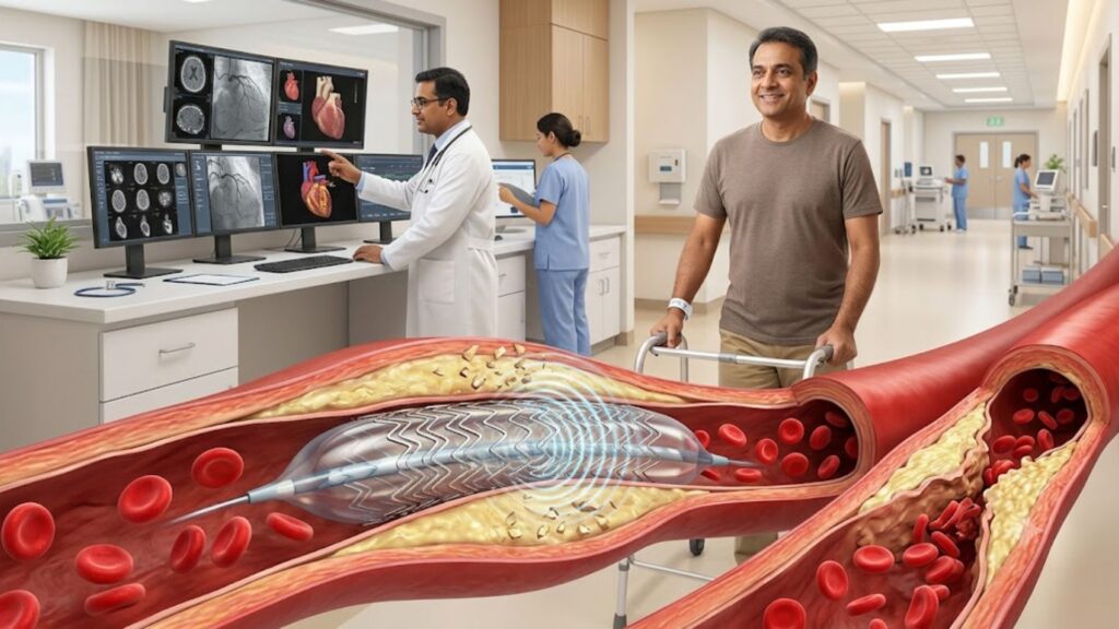 Intravascular Lithotripsy (IVL) कब की जाती है