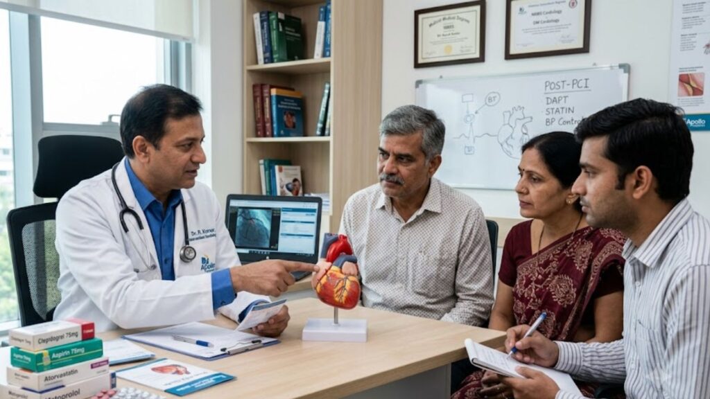 एंजियोप्लास्टी के बाद दवाइयाँ बंद कर देनी चाहिए