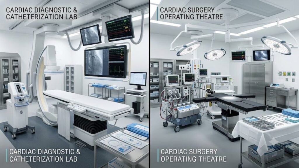cardiac surgeon kese bane और बाद में cardiologist